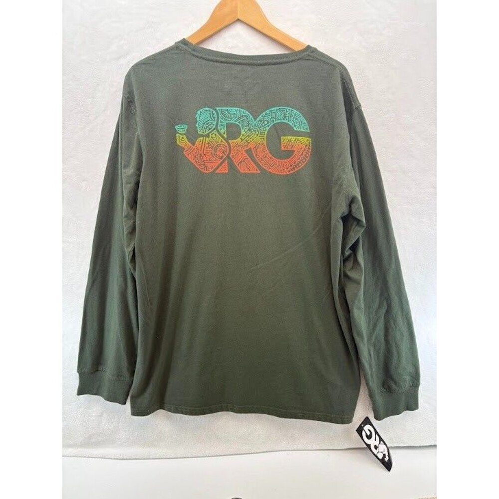 Men's Rowdy Gentlemen Size XXL Tiki Toasting Man Pocket Tee Long Sleeve NWT - Picture 6 of 6